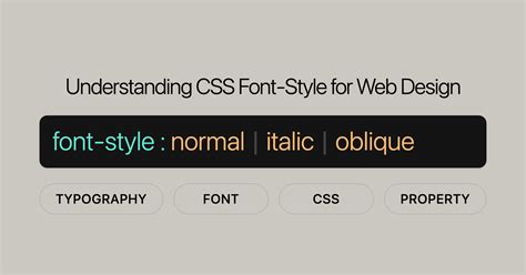 CSS Font Style 的图像结果