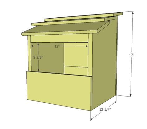 Image result for Cornell Nesting Box Plans