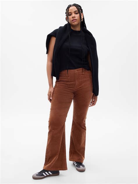 High Rise Corduroy '70s Flare Pants | Gap