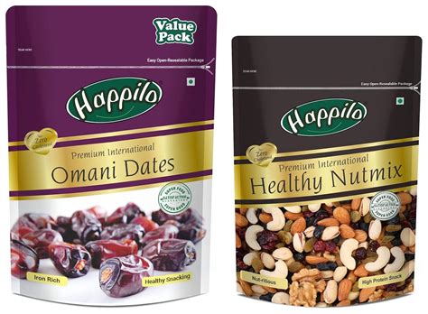 Happilo Premium International Fresh Healthy Nutmix, 200G + Premium ...