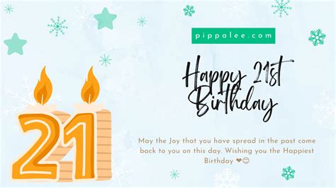 Happy 21st Birthday For A Girl