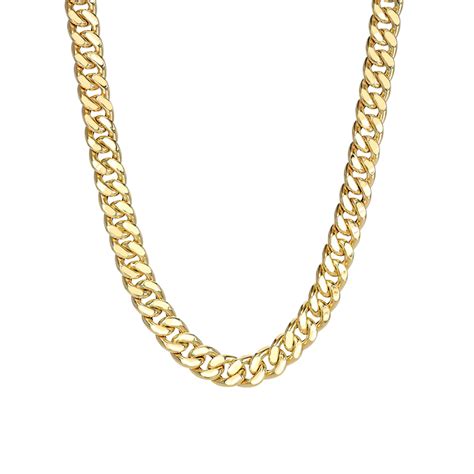 Cuban Link 14K Solid Gold Chain Necklace 6mm Width real | Etsy