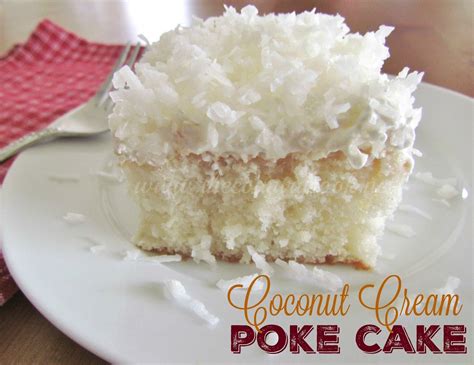 The Country Cook: Coconut Cream Poke Cake. Add a can of Sweetened ...
