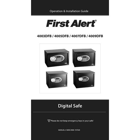 Image result for How to Open First Alert Safe
