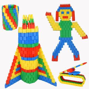 RVM Toys Big Size Rocket Head Bullet Building Blocks Set 90+ pcs ...