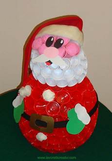 babbo natale con bicchieri di plastica natale on babbo natale con bicchieri di plastica natale on