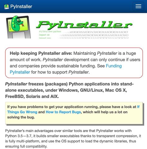 PyInstaller Tutorial 的图像结果