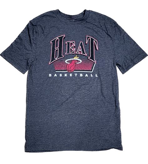 Miami Heat Vintage Distressed T-Shirt - Charcoal – CanesWear at Miami ...