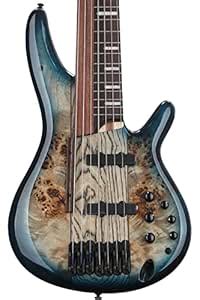 Ibanez Bass Workshop SRAS7 Ashula 7-string Bass Guitar - Cosmic Blue ...