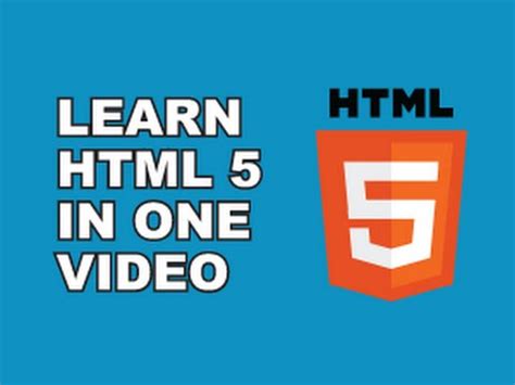 Image result for HTML5 Full Tutorial
