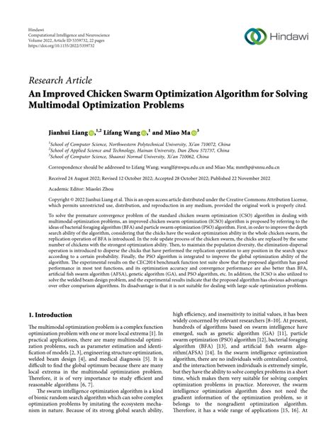 Image result for Chicken Swarm Optimization Algorithm