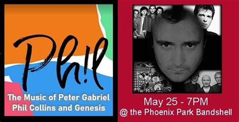 "PHIL" - The music of Peter Gabriel Phil Collins & Genesis in Delavan ...