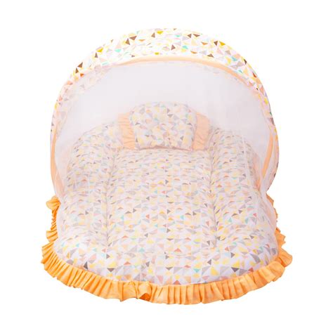 Buy Mee Mee Soft Bed Mattress Set | with Mosquito Net, Neck Pillow ...