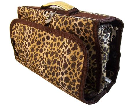 animal print cosmetic travel bags