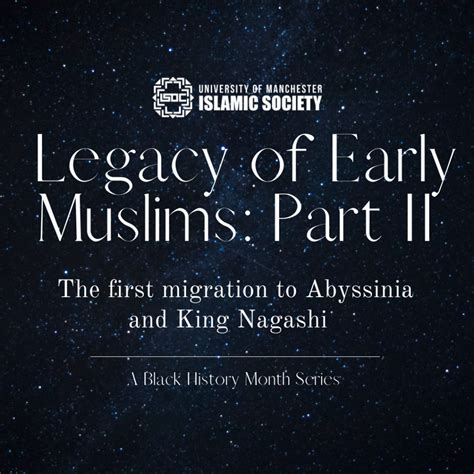 The first migration to Abyssinia and King Najashi – Manchester ISoc