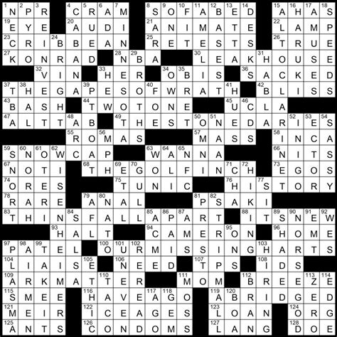 Solution to Evan Birnholz's June 25 crossword, "To Make a Long Story ...