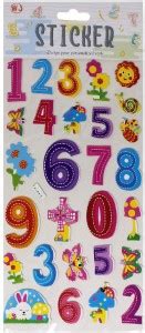 MOREL 123 counting Stickers Kids Room Posters|Poster for Play Schools ...