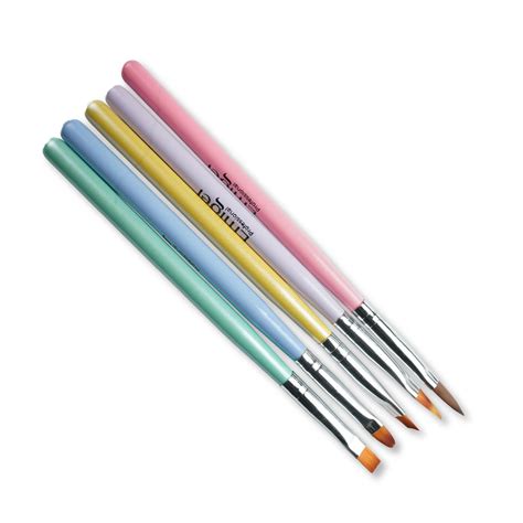 Emigel - Gel Brush - Set of 5 Pcs – Emigel Professional - Nail Art ...