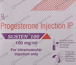 Buy Susten 100 MG/ML Solution For Injection (1) Online at Flat 15% OFF ...