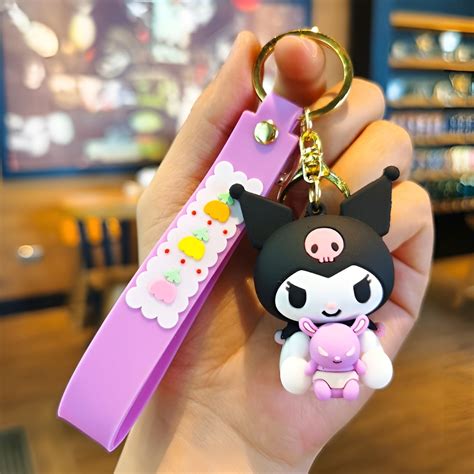 Kuromi Kawaii 3D Keychain Gift Collectives Online | Tinyminymo