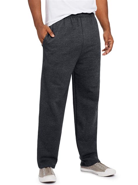 Hanes Men's and Big Men's EcoSmart Fleece Sweatpants with Pockets ...