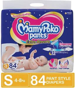 MamyPoko PREMIUM EXTRA ADSORB DIAPER PANTS-Small (84 Pieces) - S - Buy ...