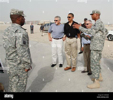 Barack Obama Camp Arifjan, Kuwait Stock Photo - Alamy