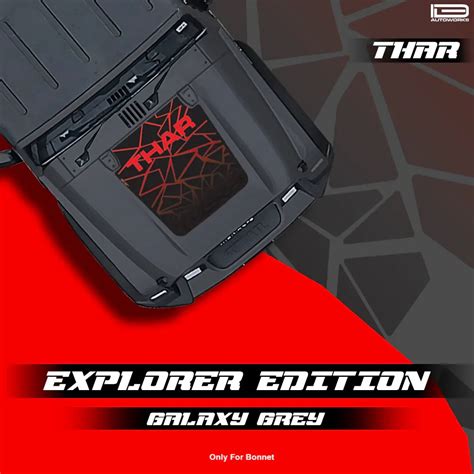 IDE Graphics Series - Explorer Edition | Mahindra Thar | Only Bonnet D ...