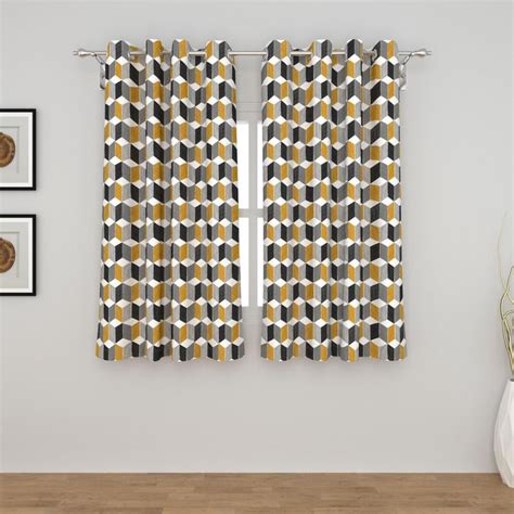 Buy My Room Set of 2 Printed Semi-Blackout Window Curtains from Home ...