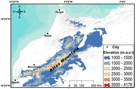 Snow Lapse Rate Changes in the Atlas Mountain in Morocco Based on MODIS ...