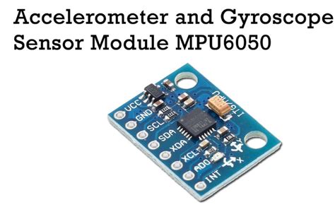 Robocraze GY-521 MPU-6050 Module 3 Axis Gyroscope+Accelerometer Module ...