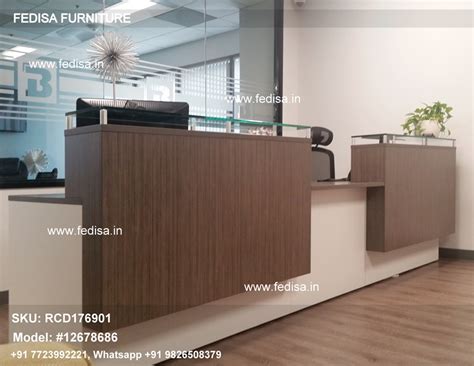Modern Reception Table Boss Office Glazed Reception Desk N198 Company ...