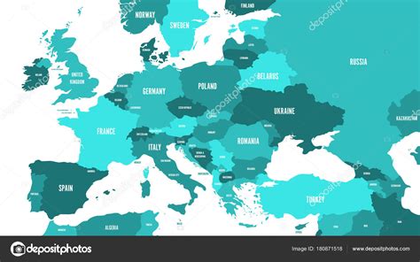Simple Map of Europe 的图像结果