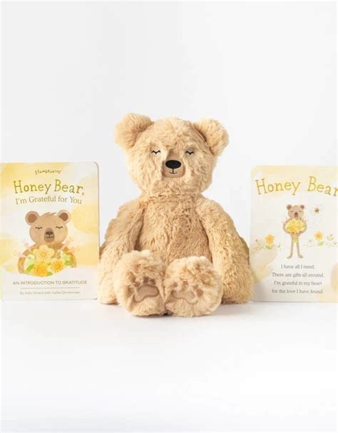 Slumber Kins Stuffed Animal and Book Set Honeybear | Pretty Please ...