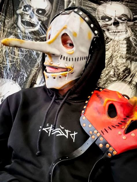 CHRIS FEHN Slipknot MASK. Chris Fehn White Mask. Halloween Mask - Etsy