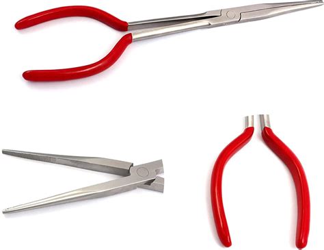 Buy OdontoMed2011 11-Inch Straight Jaw Extra Long Reach Chain Nose ...