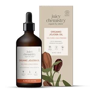 Buy Juicy Chemistry Organic Jojoba Oil, 100 ml | 100% Pure, Cold ...