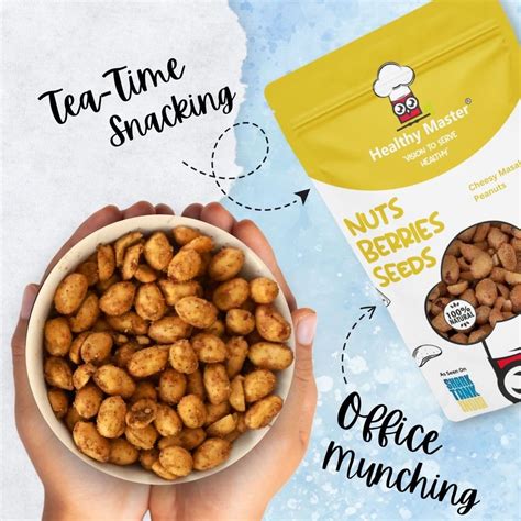 Cheesy Masala Peanuts - Healthy Master