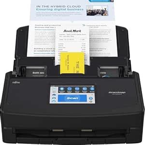 Fujitsu iX1600 Document & Photo Scanner, Wi-Fi and USB, Touchscreen ...