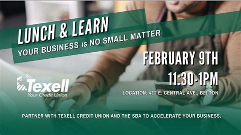 Lunch & Learn with Texell (SBA Loans), Belton Area Chamber of Commerce ...