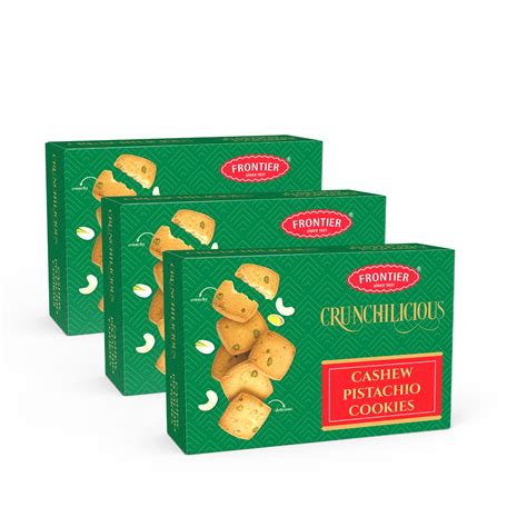 Frontier Biscuits – Crunchy and Delicious Cashew Pistachio Cookies for ...