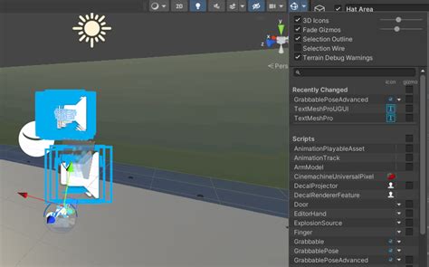 Hide Gizmos Unity 的图像结果