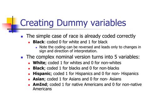 Creating Dummy Variables 的图像结果