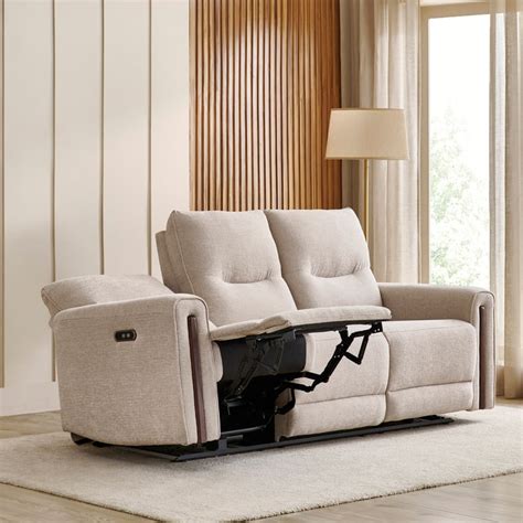 Buy Malinda Fabric 3-Seater Zero Gravity Electric Recliner - Beige from ...