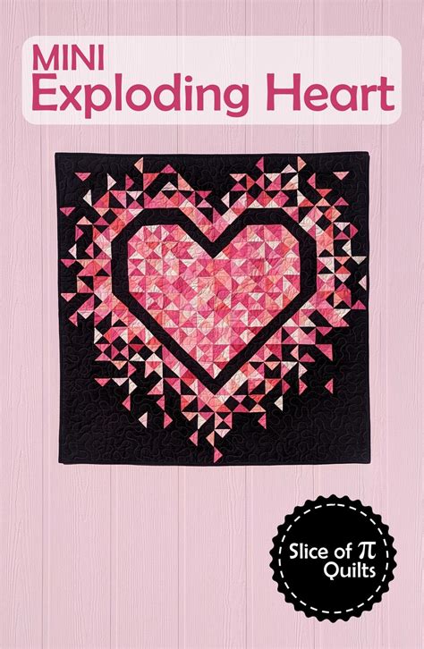 Image result for Mini Exploding Heart Quilt Pattern
