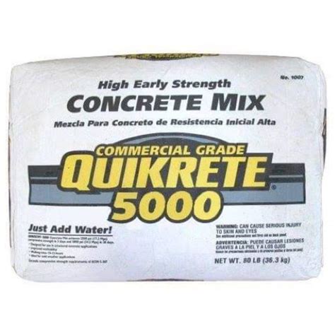 Quikrete Concrete Mix 5000 PSI 80 lb. Bag (42 Bag/palle | SiteOne