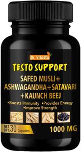 Dr.Vitasta Testo support,Ayurvedic medicine of Safed musli,Ashwagandha ...