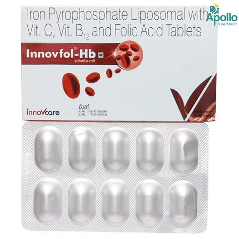 Innovfol-Hb Tablet | Uses, Side Effects, Price | Apollo Pharmacy