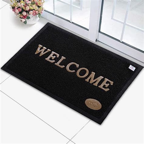 Heart Home Rubber Super Absorbent Outdoor Welcome MAT– Non-Slip Net ...