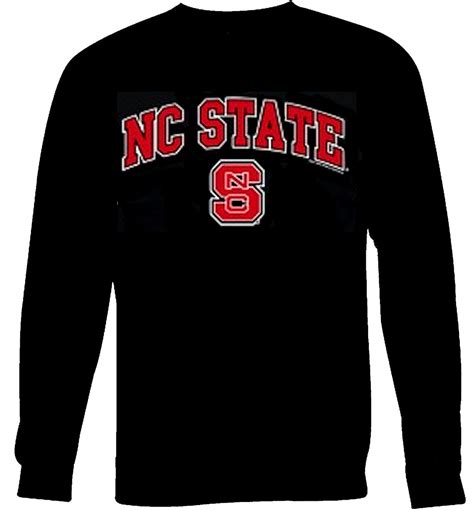 North Carolina State Black College Arch Long Sleeve T Shirt | North ...